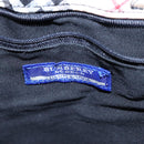 BURBERRY Blue Label Nova Check Tote Bag Canvas Black Beige Auth ti2485-10