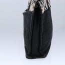 BURBERRY Blue Label Nova Check Tote Bag Canvas Black Beige Auth ti2485-4