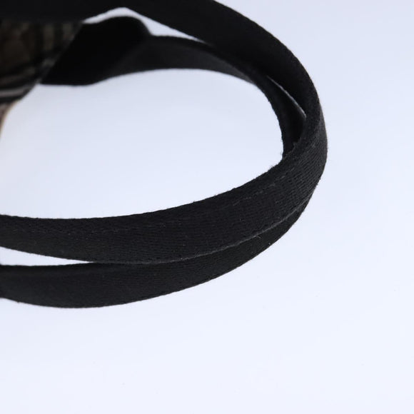 BURBERRY Blue Label Nova Check Tote Bag Canvas Black Beige Auth ti2485