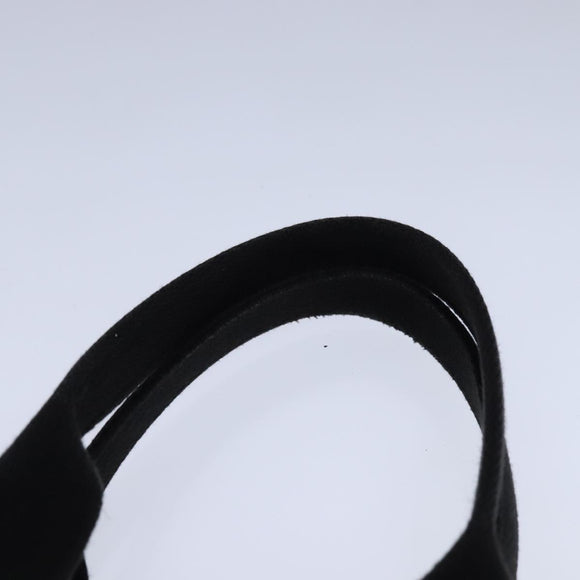 BURBERRY Blue Label Nova Check Tote Bag Canvas Black Beige Auth ti2485