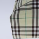 BURBERRY Nova Check Hand Bag Nylon Yellow Auth ti2489-12