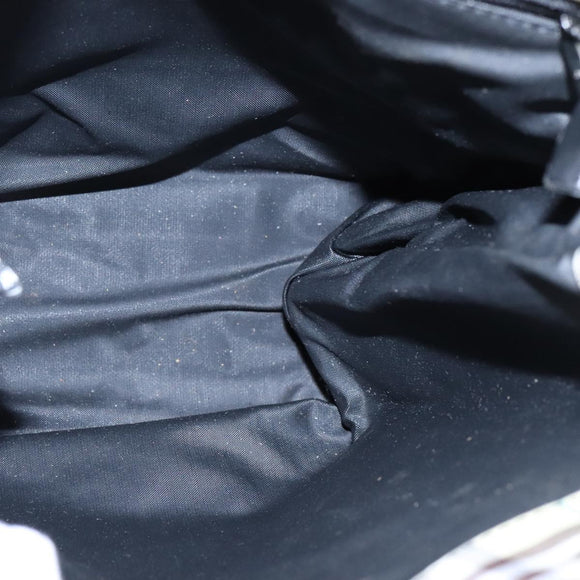 BURBERRY Nova Check Hand Bag Nylon Yellow Auth ti2489