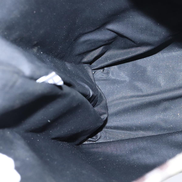 BURBERRY Nova Check Hand Bag Nylon Yellow Auth ti2489