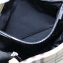 BURBERRY Nova Check Hand Bag Nylon Yellow Auth ti2489-18