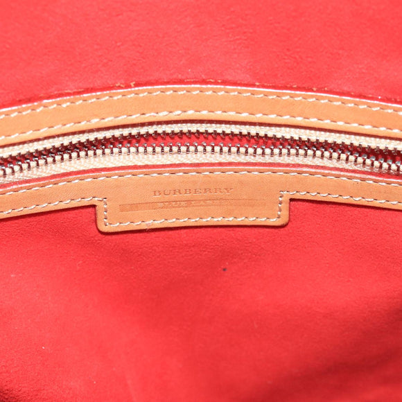 BURBERRY Blue Label Tote Bag Canvas Beige Auth ti2494