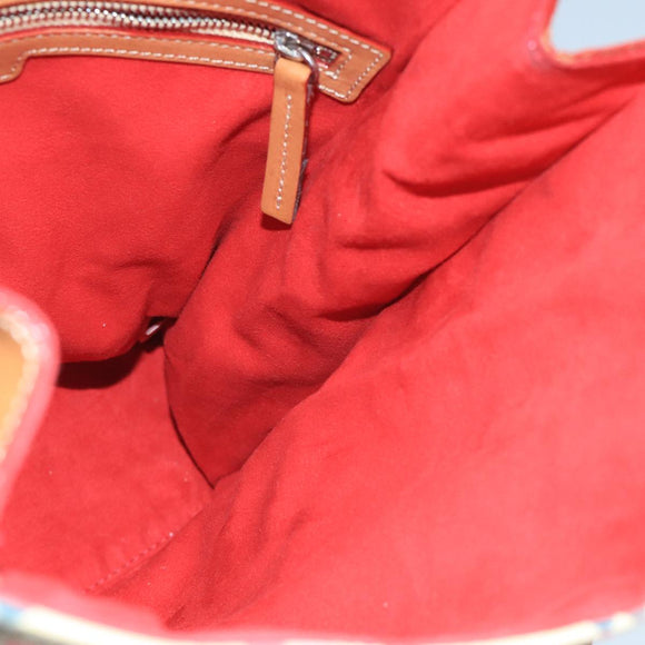 BURBERRY Blue Label Tote Bag Canvas Beige Auth ti2494