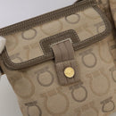 Salvatore Ferragamo Waist bag Canvas Beige Auth ti2497-18