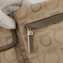 Salvatore Ferragamo Waist bag Canvas Beige Auth ti2497-22