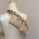 Salvatore Ferragamo Waist bag Canvas Beige Auth ti2497-24