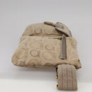 Salvatore Ferragamo Waist bag Canvas Beige Auth ti2497-3