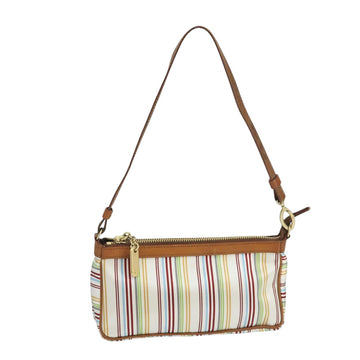 BALLY Accessory Pouch Nylon White Auth ti2505