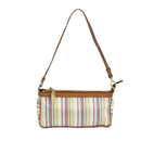 BALLY Accessory Pouch Nylon White Auth ti2505-13