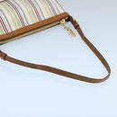 BALLY Accessory Pouch Nylon White Auth ti2505-7