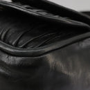 BALLY Shoulder Bag Leather Black Auth ti2506-14