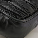 BALLY Shoulder Bag Leather Black Auth ti2506-12