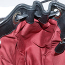 BALLY Shoulder Bag Leather Black Auth ti2506-18