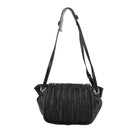 BALLY Shoulder Bag Leather Black Auth ti2506-3