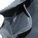 GUCCI GG Canvas Clutch Bag Leather 3Set Black Auth ti2507-10