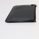 GUCCI GG Canvas Clutch Bag Leather 3Set Black Auth ti2507-20