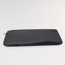 GUCCI GG Canvas Clutch Bag Leather 3Set Black Auth ti2507-22