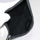 GUCCI GG Canvas Clutch Bag Leather 3Set Black Auth ti2507-24