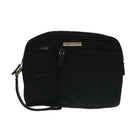 GUCCI GG Canvas Clutch Bag Leather 3 Set Black Auth ti2507-2