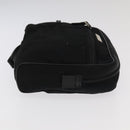 GUCCI GG Canvas Clutch Bag Leather 3Set Black Auth ti2507-4