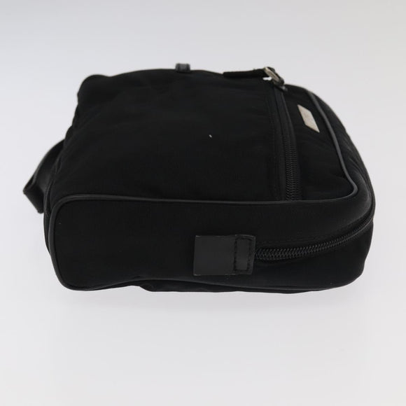 GUCCI GG Canvas Clutch Bag Leather 3Set Black Auth ti2507