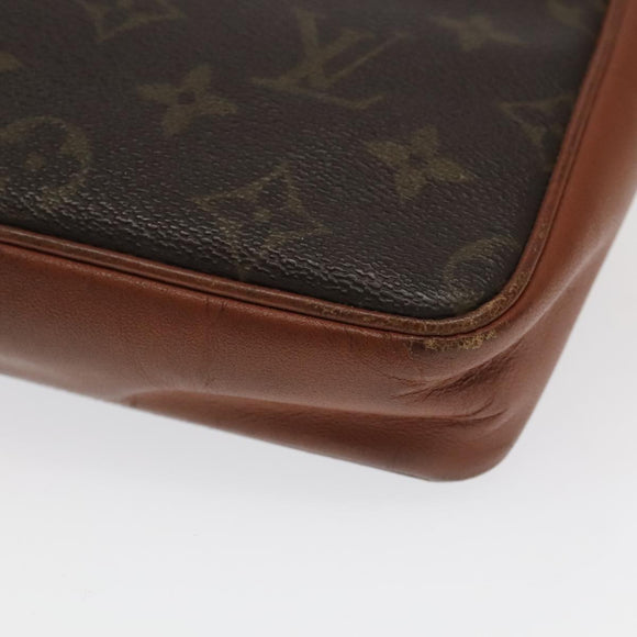 LOUIS VUITTON Monogram Clutch Bag 2Set LV Auth ti2508