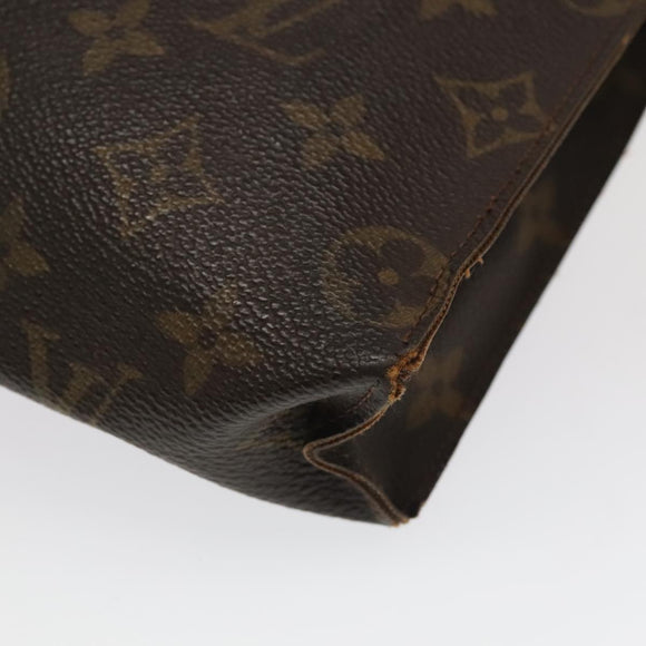 LOUIS VUITTON Monogram Clutch Bag 2Set LV Auth ti2508