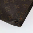 LOUIS VUITTON Monogram Clutch Bag 2 Set LV Auth ti2508-7