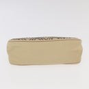 BURBERRY Nova Check Clutch Bag Leather Canvas 2Set Beige Brown Auth ti2509-14