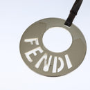 FENDI Zucca Canvas Shoulder Bag Brown Black Auth ti2513-10