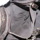 FENDI Hand Bag Leather Brown Auth ti2514-11