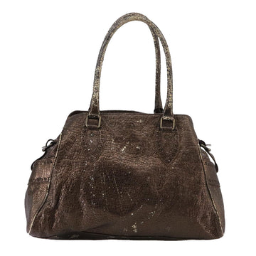 FENDI Hand Bag Leather Brown Auth ti2514 - 0