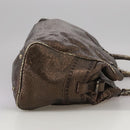 FENDI Hand Bag Leather Brown Auth ti2514-4