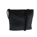 FENDI Shoulder Bag Leather Black Auth ti2515-1