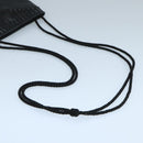 FENDI Shoulder Bag Leather Black Auth ti2515-7