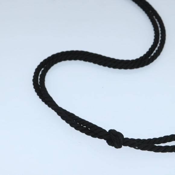 FENDI Shoulder Bag Leather Black Auth ti2515