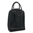 BURBERRY Golf Hand Bag Nylon Black Auth ti2520-1