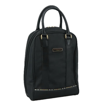 BURBERRY Golf Hand Bag Nylon Black Auth ti2520