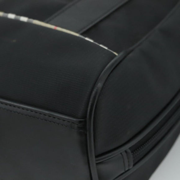 BURBERRY Golf Hand Bag Nylon Black Auth ti2520