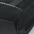 BURBERRY Golf Hand Bag Nylon Black Auth ti2520-9