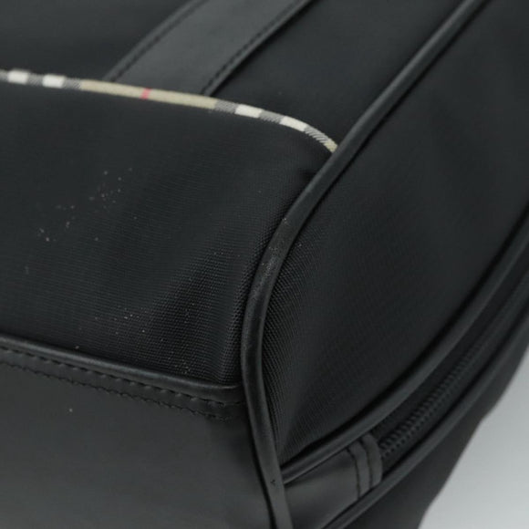 BURBERRY Golf Hand Bag Nylon Black Auth ti2520