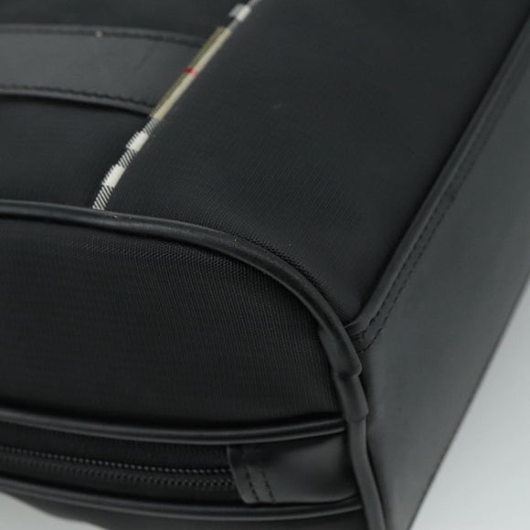 BURBERRY Golf Hand Bag Nylon Black Auth ti2520