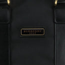 BURBERRY Golf Hand Bag Nylon Black Auth ti2520-17