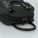BURBERRY Golf Hand Bag Nylon Black Auth ti2520-6