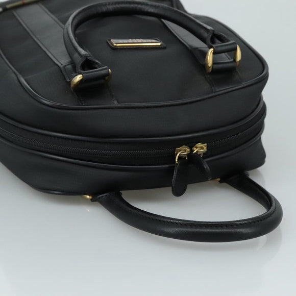 BURBERRY Golf Hand Bag Nylon Black Auth ti2520