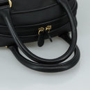 BURBERRY Golf Hand Bag Nylon Black Auth ti2520-7