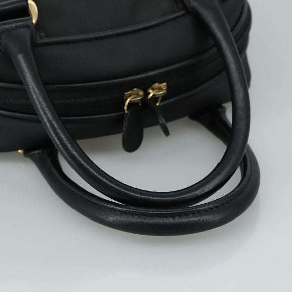 BURBERRY Golf Hand Bag Nylon Black Auth ti2520